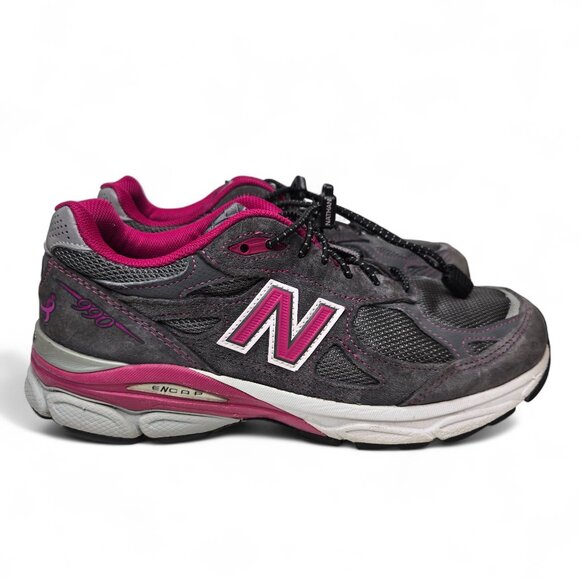 New Balance 990 Running Shoes Women's Pink Breast Cancer Awareness Made In USA 8 - Picture 5 of 11